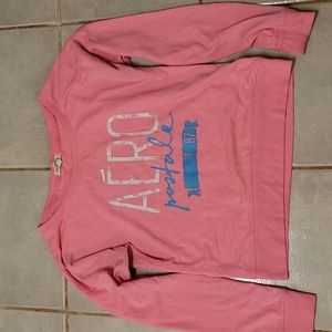 Aēropostale long sleeved crop top